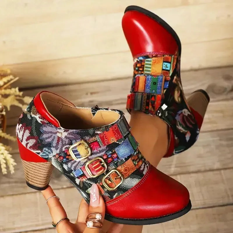 Lace-Up Vegan Leather Ankle Boots - Urban Edge - Plush Fashion Hub