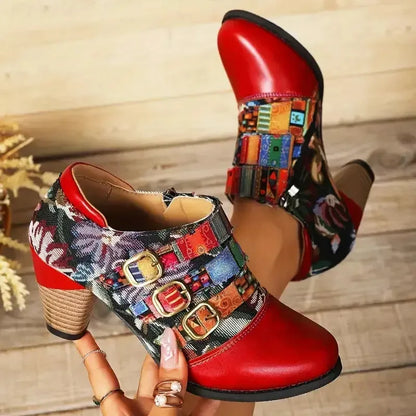 Lace-Up Vegan Leather Ankle Boots - Urban Edge - Plush Fashion Hub