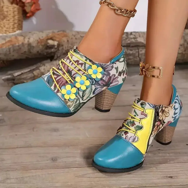 Lace-Up Vegan Leather Ankle Boots - Urban Edge - Plush Fashion Hub