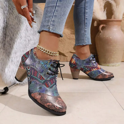 Lace-Up Vegan Leather Ankle Boots - Urban Edge - Plush Fashion Hub