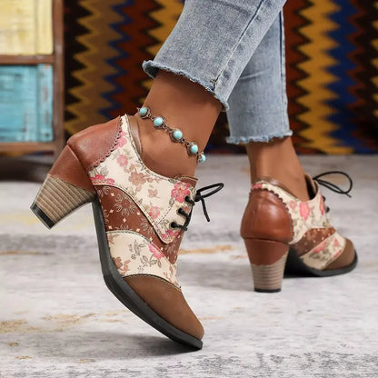 Lace-Up Vegan Leather Ankle Boots - Urban Edge - Plush Fashion Hub