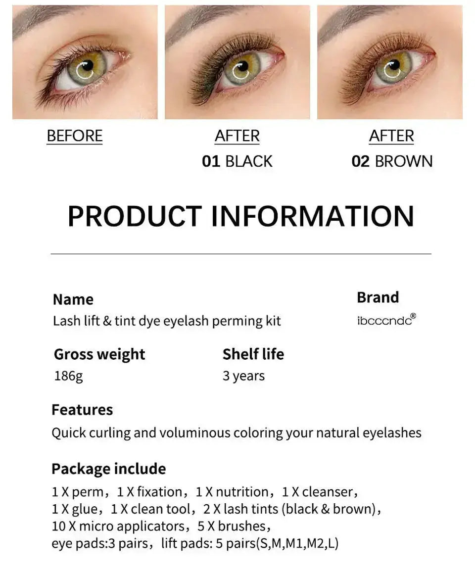 Lightweight dyed eyelash set by Plush Fashion Hub featuring natural style soft synthetic false eyelashes for a full, natural look.
