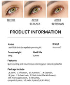 Lightweight dyed eyelash set by Plush Fashion Hub featuring natural style soft synthetic false eyelashes for a full, natural look.