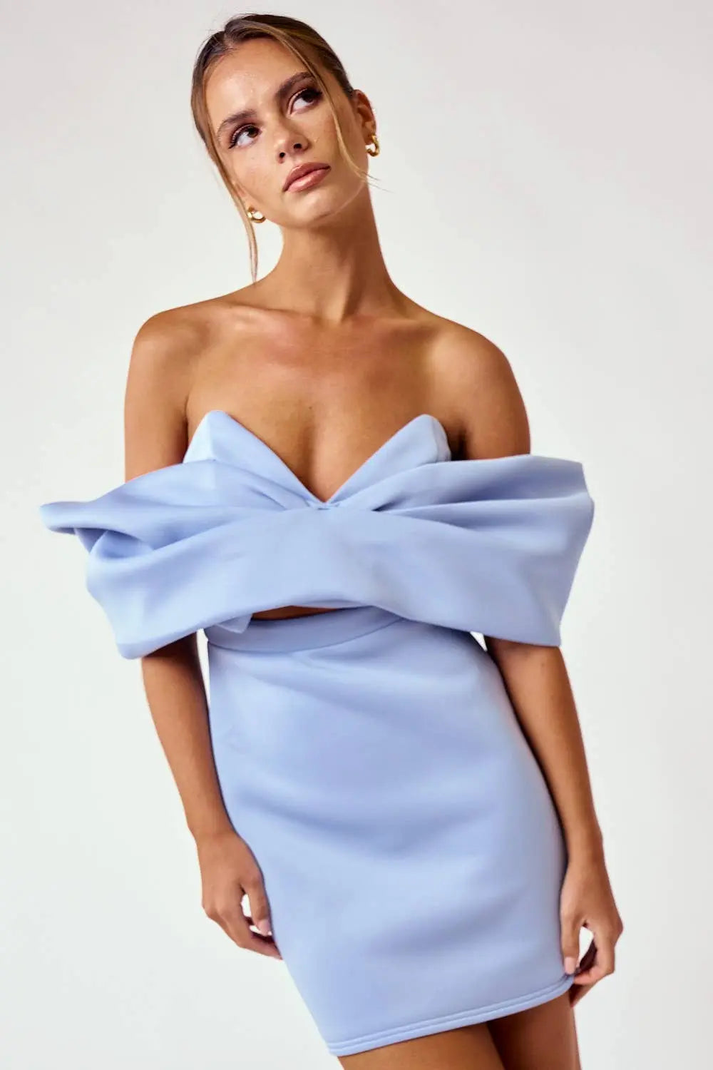 Lavender Scuba Mini Dress Pretty Little Patriot