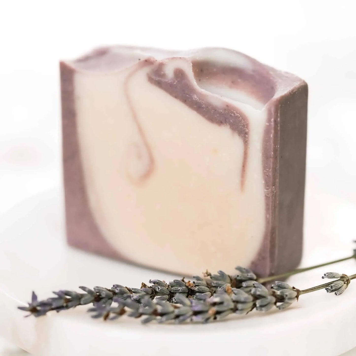 Lavender + Mint Handmade Tallow and Goat Milk Soap Bar - Plush Fashion Hub