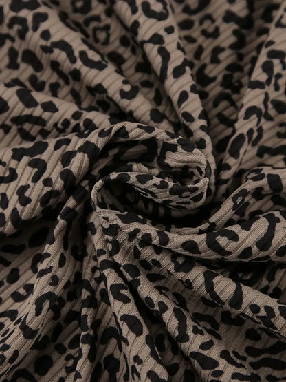 Leopard Cami Cardigan and Shorts 3-Piece Set - Plush Fashion Hub