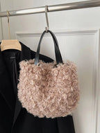 Lightweight Fluffy Handbag - Plush Fashion Hub