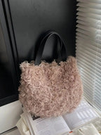 Lightweight Fluffy Handbag - Plush Fashion Hub