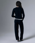 Layered cashmere pants by Artless Forever, featuring a soft, cozy design with a relaxed fit and stylish layered detailing.