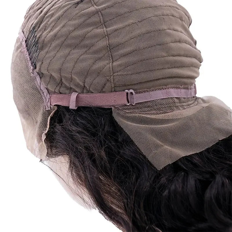 Loose Wave 13x4 Transparent Lace Front Human Hair Wig - Plush Fashion Hub