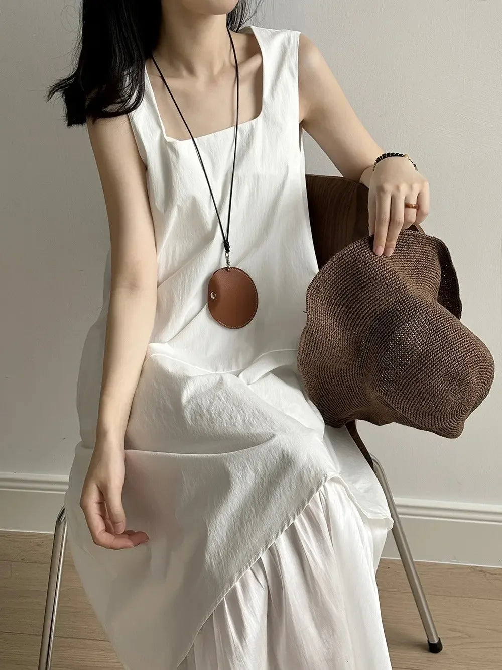 Lrregular Patchwork Vest Dress - Plush Fashion Hub