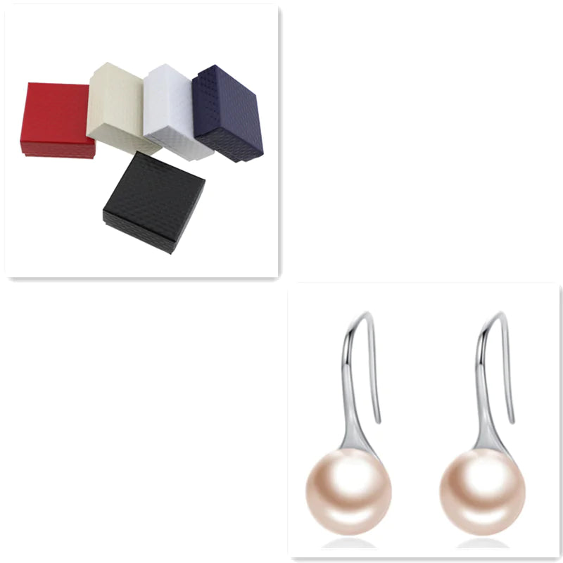 Silver shell stud pearl earrings for women featuring a sleek design, perfect for elegant and casual wear.