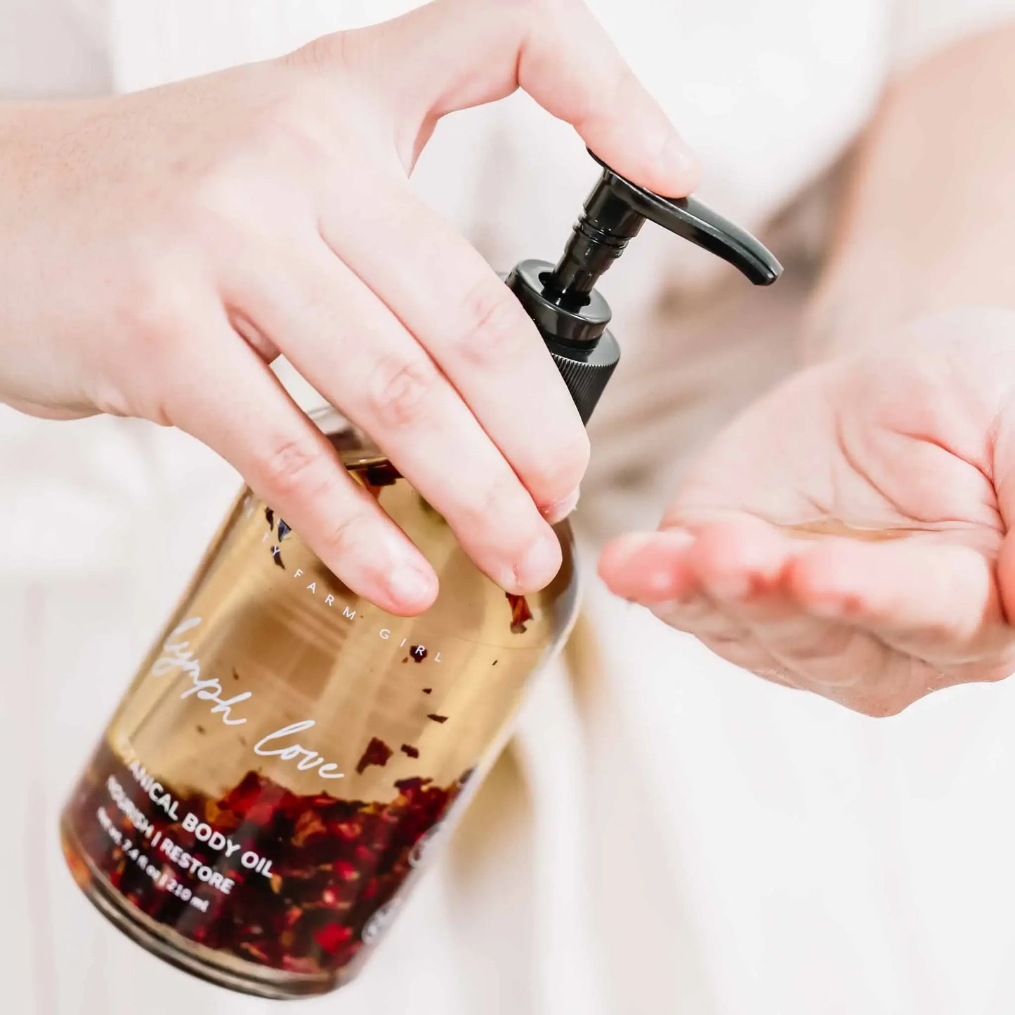 Lymph Love Natural Body Oil - Best for Lymphatic Massages - Plush Fashion Hub