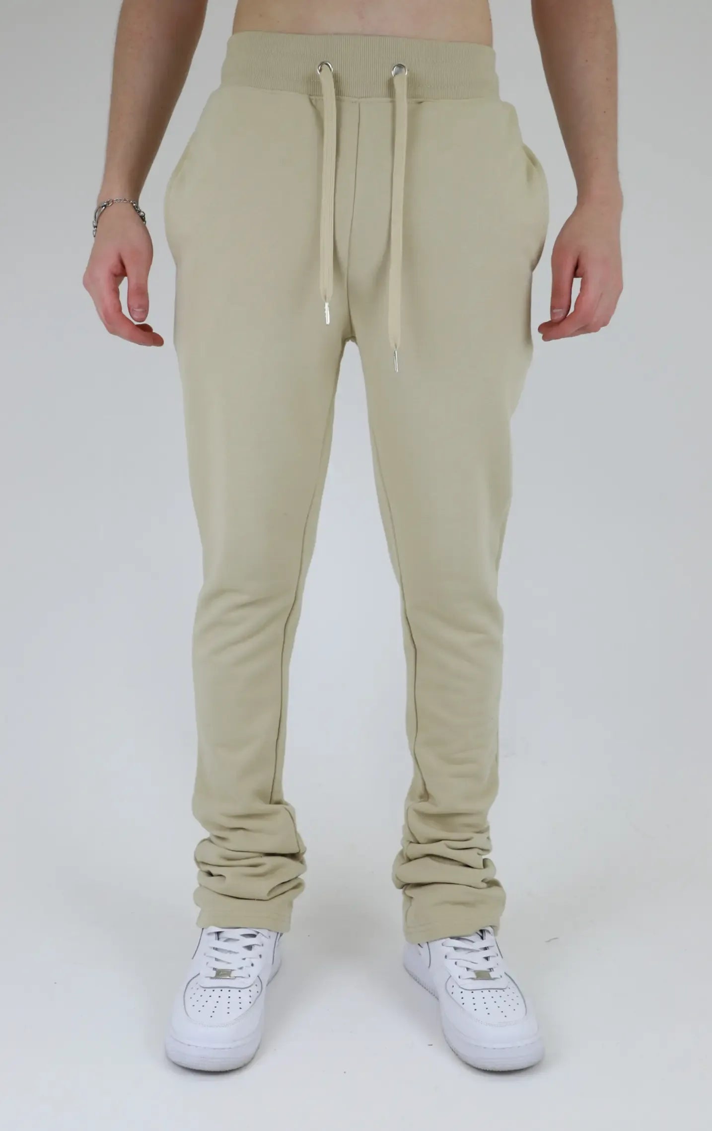 M5690-AJSKP MULTI-COLOR STACKED SWEATPANTS - Plush Fashion Hub