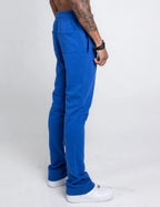 Multi-color stacked sweatpants by Plush Fashion Hub with relaxed fit and comfortable design, shown in the image.