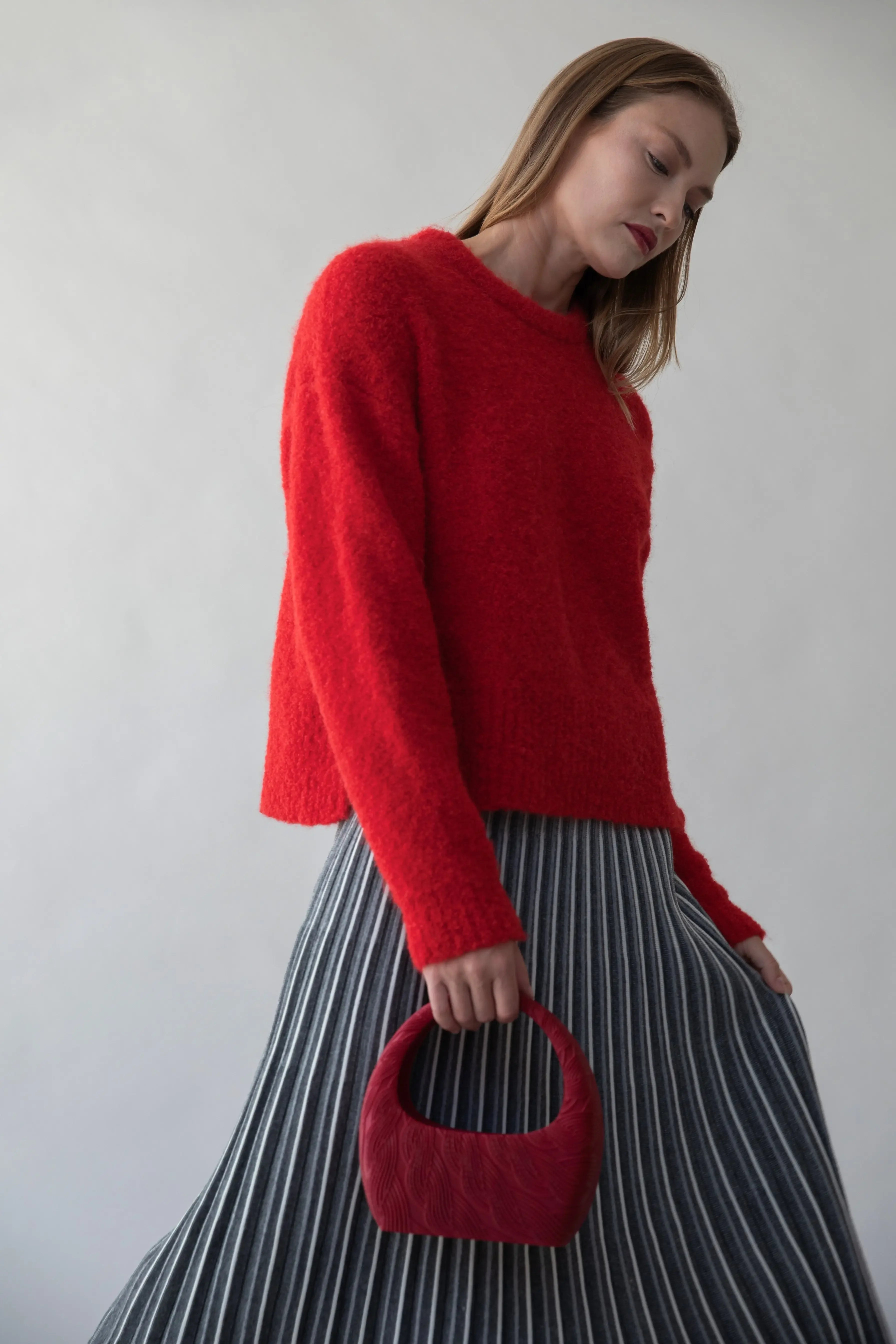 MARION 3D PRINT CABLE HANDBAG - Plush Fashion Hub