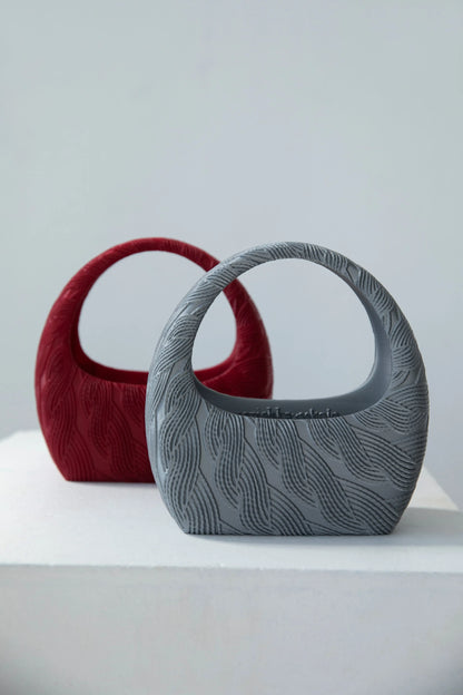 MARION 3D PRINT CABLE HANDBAG - Plush Fashion Hub