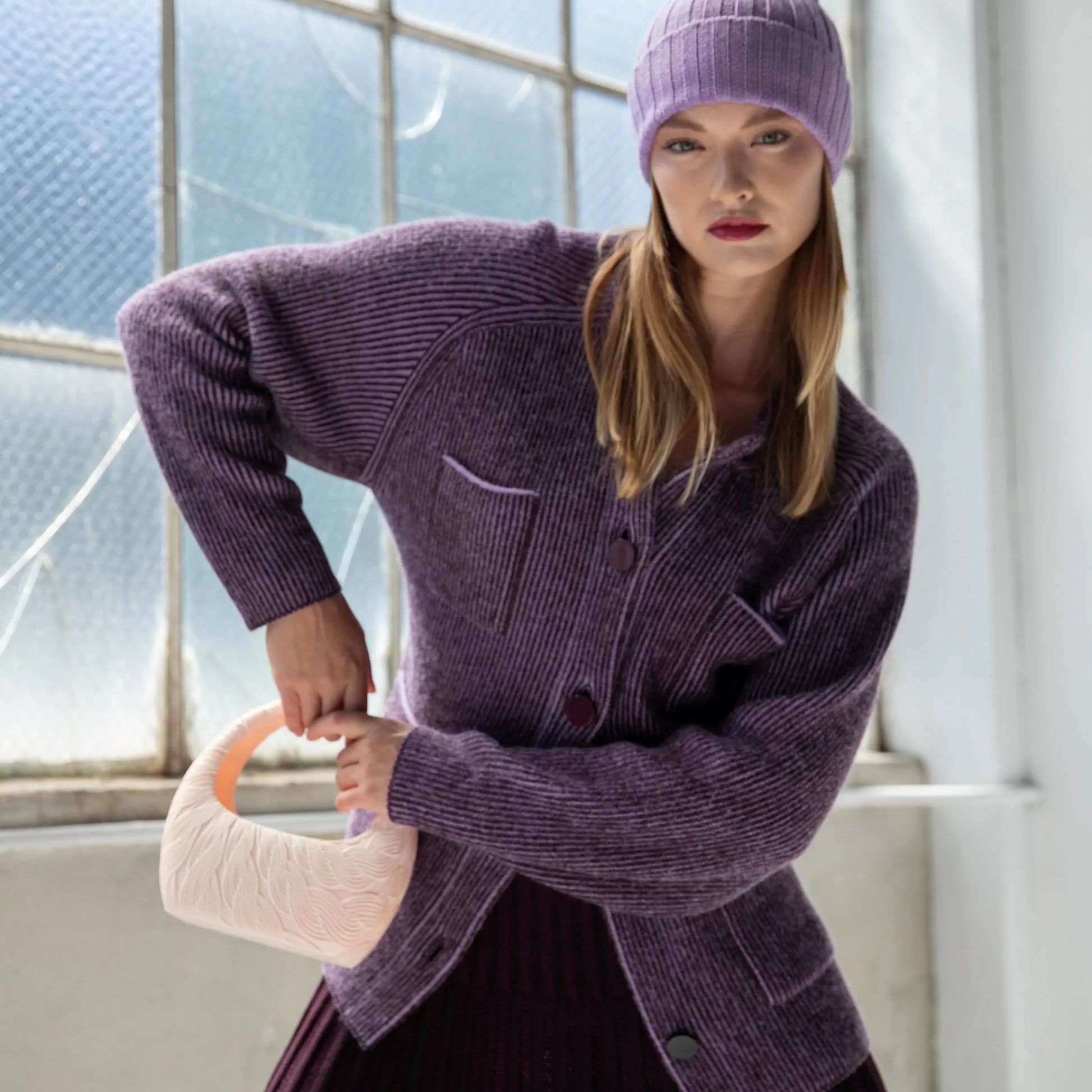 MARION 3D PRINT CABLE HANDBAG - Plush Fashion Hub