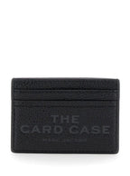 Marc Jacobs Women Black Card-Holder With Embossed Logo In Leather Woman - Plush Fashion Hub