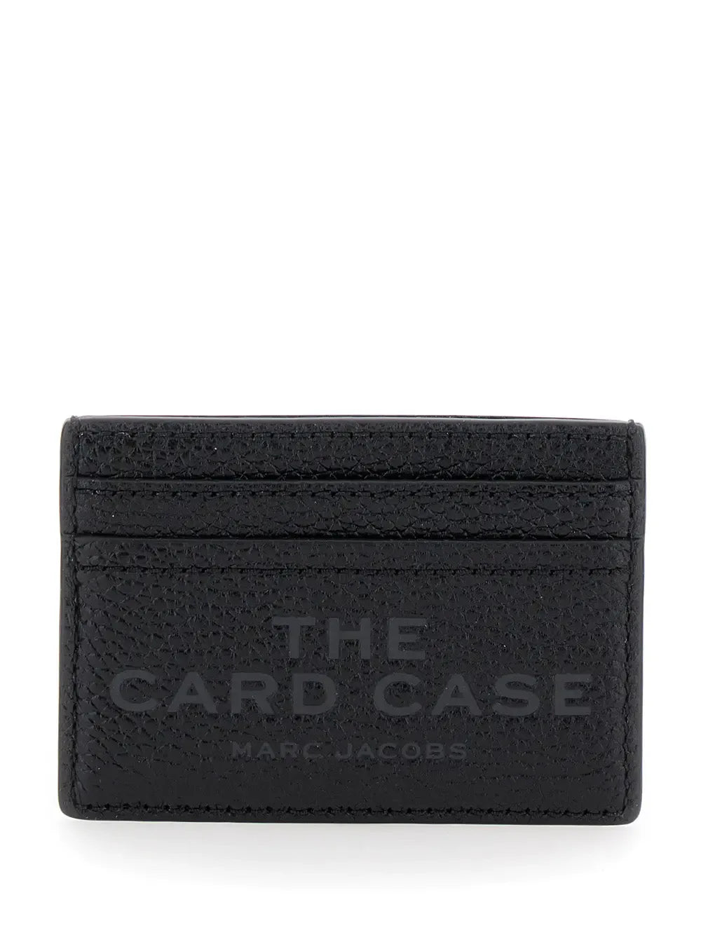 Marc Jacobs Women Black Card-Holder With Embossed Logo In Leather Woman - Plush Fashion Hub