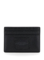 Marc Jacobs Women Black Card-Holder With Embossed Logo In Leather Woman - Plush Fashion Hub