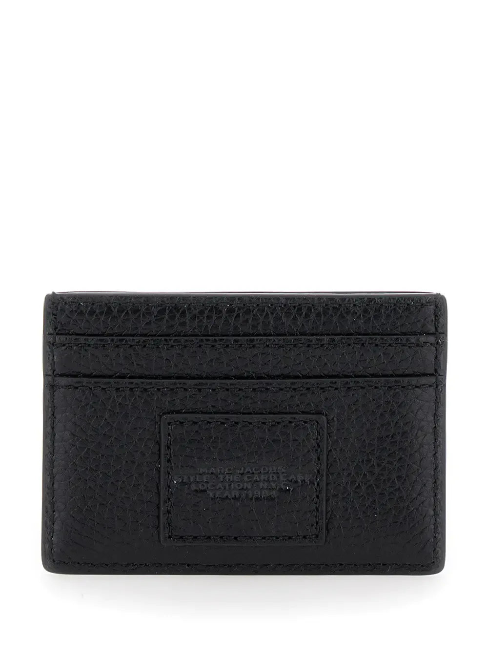 Marc Jacobs Women Black Card-Holder With Embossed Logo In Leather Woman - Plush Fashion Hub