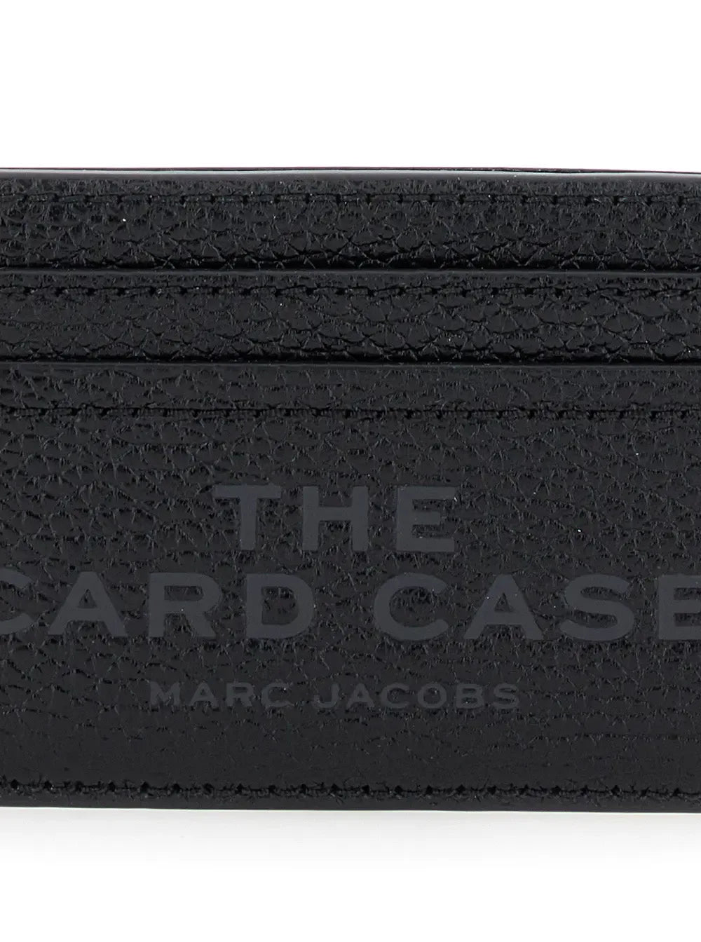 Marc Jacobs Women Black Card-Holder With Embossed Logo In Leather Woman - Plush Fashion Hub