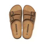 Men's cork slip-on sandals and women's beach sandals with comfortable straps, by Trendy Attic Store01.