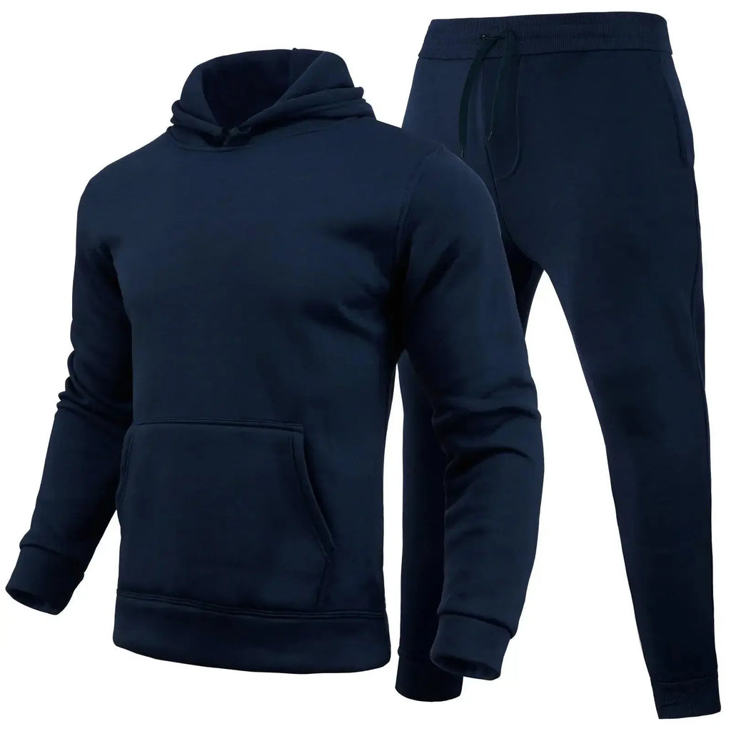 Unisex casual hemp blend loose sweatshirt and sweatpants matching set by Plush Fashion Hub, comfortable and relaxed fit for men and women.