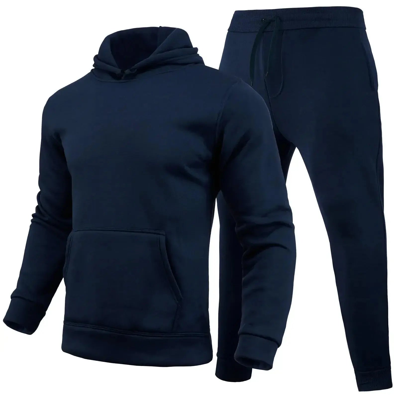 Unisex casual hemp blend loose sweatshirt and sweatpants matching set by Plush Fashion Hub, comfortable and relaxed fit for men and women.