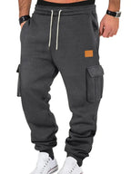 Men's durable cargo jogger pants with drawstring waist, stylish and comfortable men's pants from Trendsi.