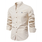 Men's Full Size Button Down Embroidered Shirt Plus Size.