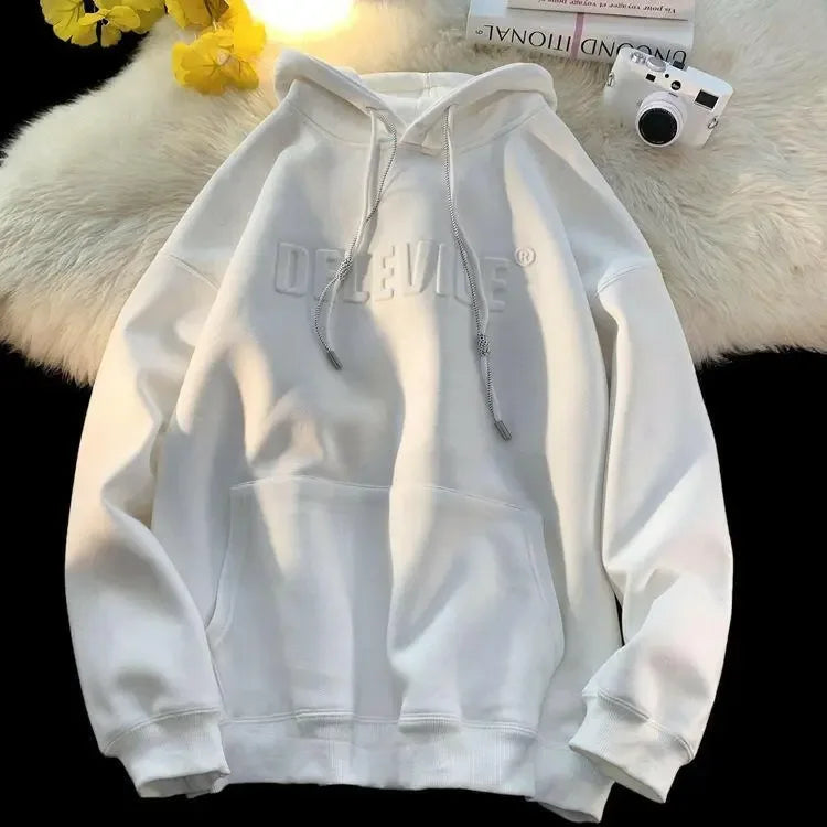 Men's Hooded Fashion Brand Loose Hoodie - Plush Fashion Hub