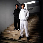 Men's casual hooded sweatshirt and jogger tracksuit set by Plush Fashion Hub, featuring long sleeves and comfortable fit.