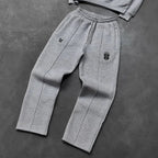 Men's casual hooded sweatshirt and jogger tracksuit set from Plush Fashion Hub, featuring long sleeves and comfortable fit.