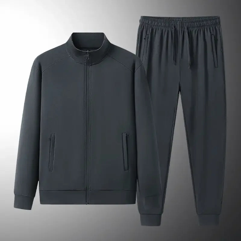 Men's Spring And Autumn Sweatshirt And Sweatpants Two-piece Suit - Plush Fashion Hub