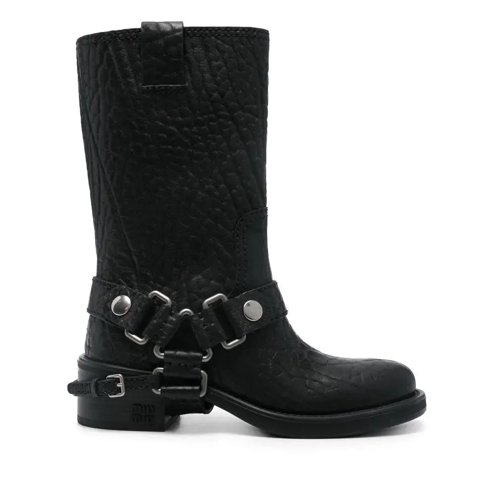 Miu Miu Black Boots Women - Plush Fashion Hub