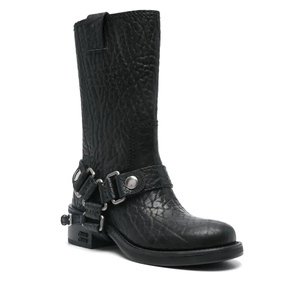 Miu Miu Black Boots Women - Plush Fashion Hub