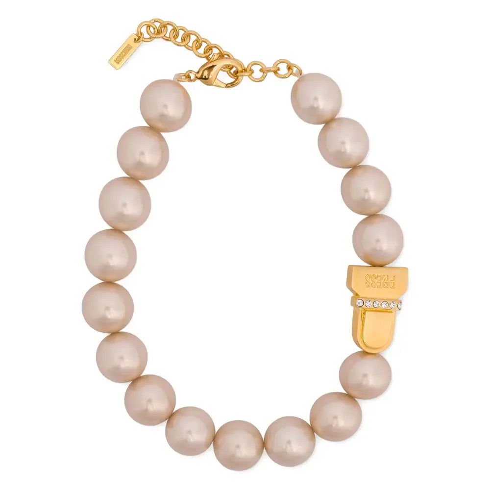 Moschino White Necklaces Women - Plush Fashion Hub