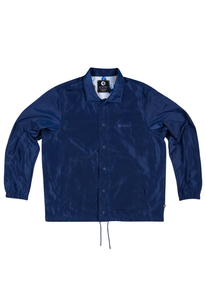 Navy | Mens Coach Jacket - Plush Fashion Hub