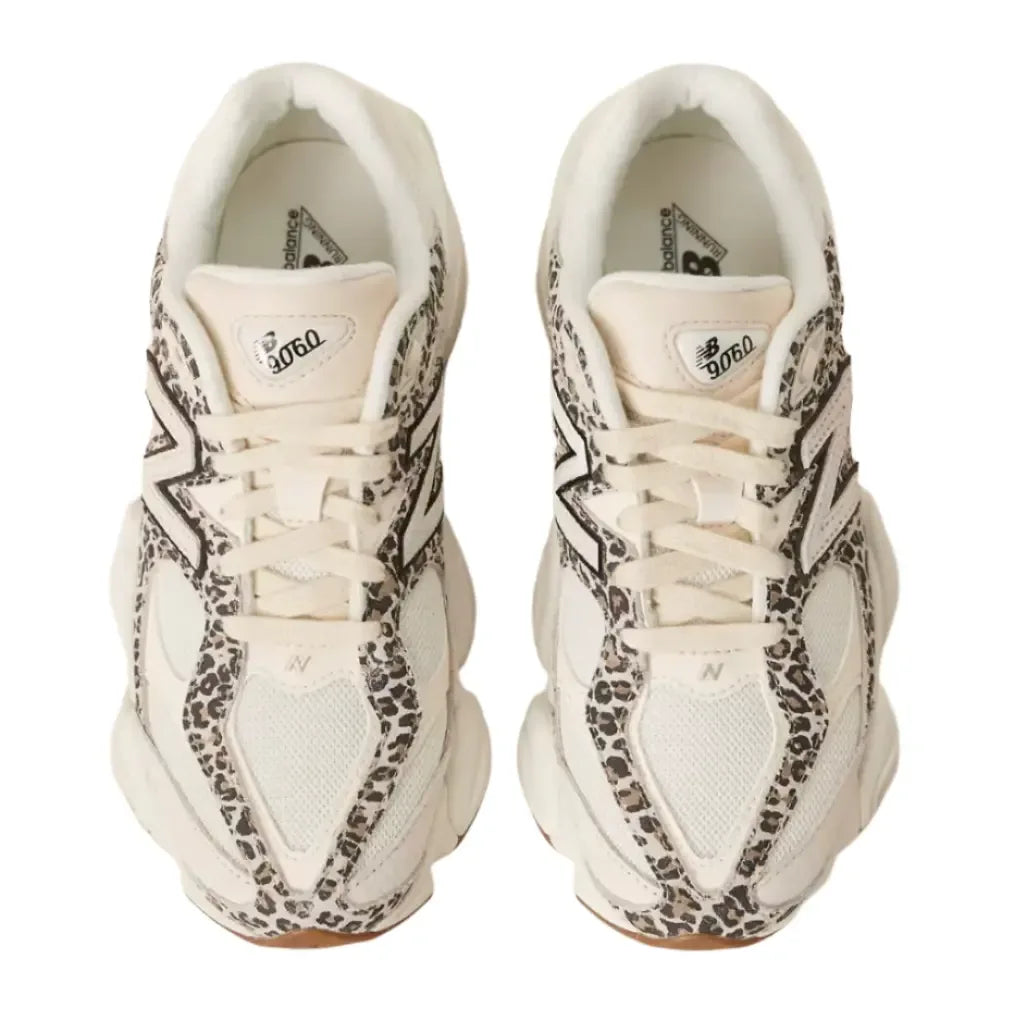 New Balance 9060 Leopard Print Beige - Plush Fashion Hub