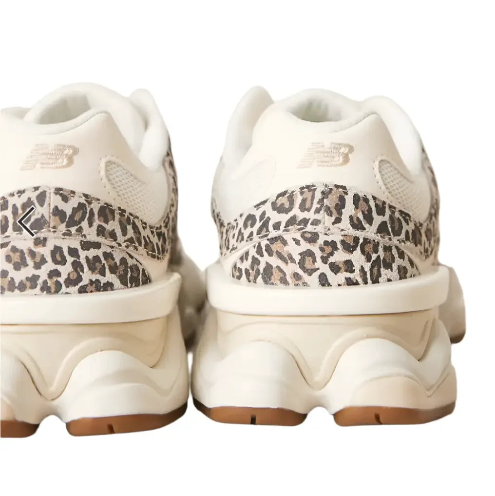 New Balance 9060 Leopard Print Beige - Plush Fashion Hub