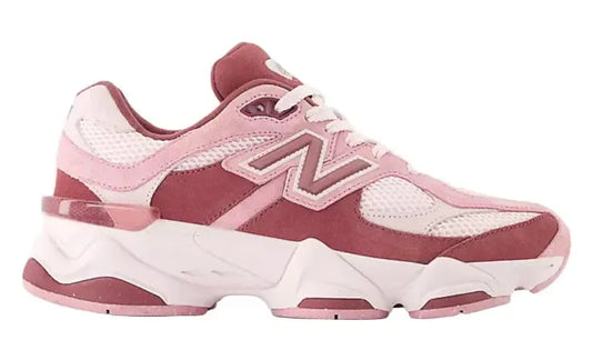 New Balance 9060 Pink Granite Washed Burgundy (GS) - Plush Fashion Hub