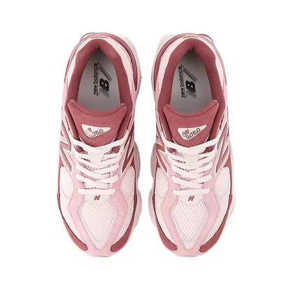 New Balance 9060 Pink Granite Washed Burgundy (GS) - Plush Fashion Hub
