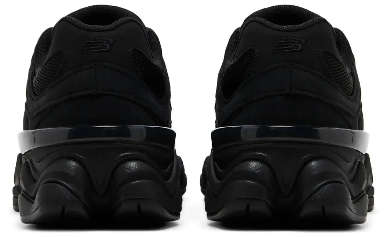 New Balance 9060 Triple Black (GS) - Plush Fashion Hub