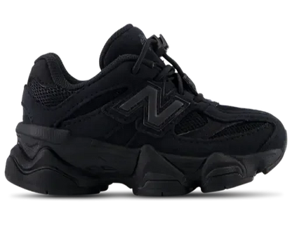 New Balance 9060 Triple Black (Toddler) - Plush Fashion Hub