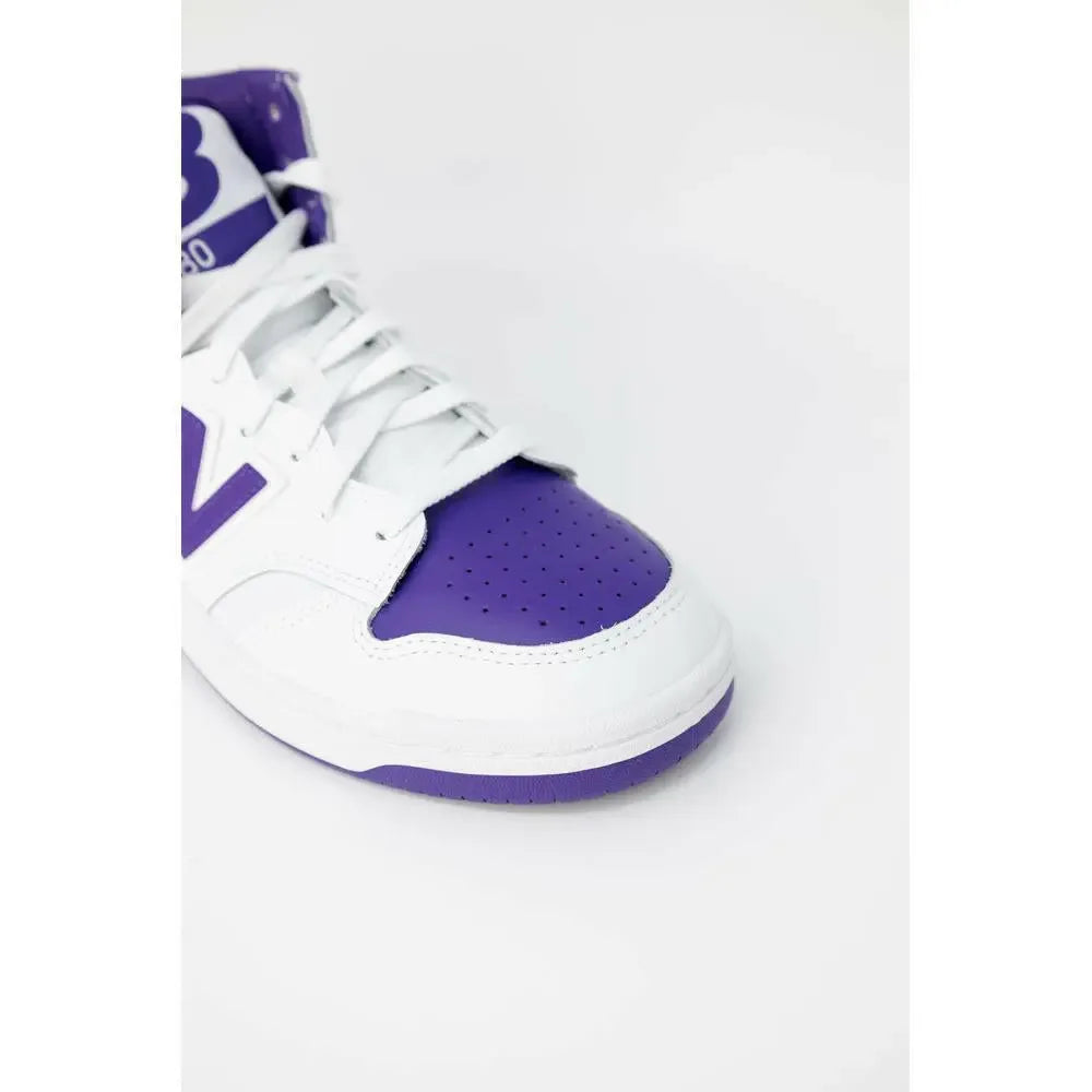 New Balance Purple Leather Athletic Sneakers - Plush Fashion Hub