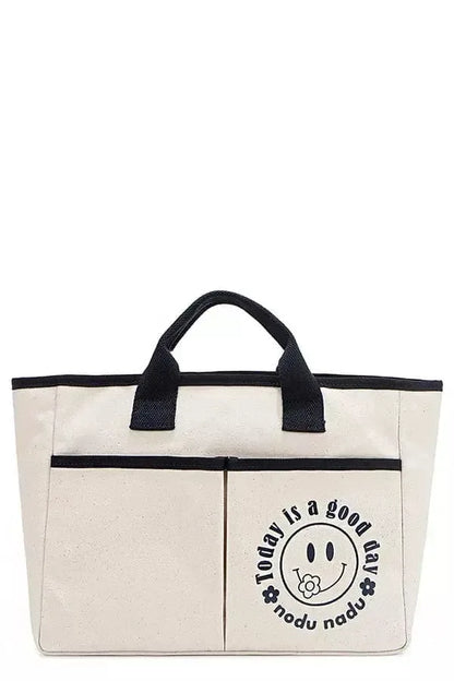 Nicole Lee USA Canvas Tote Bag - Plush Fashion Hub