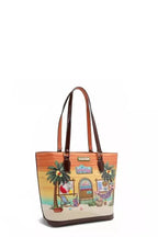 Nicole Lee USA Tropical Beach House Print Shopper Bag - Plush Fashion Hub