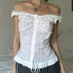 Women’s summer cold shoulder sleeveless cardigan shirt by Plush Fashion Hub, lightweight and stylish for warm weather.